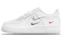 Nike Air Force 1 Low 低帮 板鞋 GS 白色 / Кроссовки Nike Air Force 1 Low GS DO6486-100