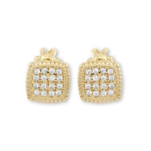 Ювелирные серьги Gold square stud earrings 745 239 001 01047 0000000