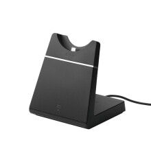 Jabra Evolve 65 Гарнитура Проводной и беспроводной Оголовье Calls/Music Микро-USB Bluetooth Зарядная стойка Черный 6599-833-499