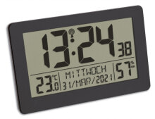 TFA 60.2557.01 - Digital alarm clock - Rectangle - Black - Plastic - -10 - 50 °C - °C