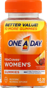 Витамины и БАДы для женщин One-A-Day Women's Vitacraves Ежедневный мультивитаминно-мультиминеральный комплекс для поддержки женского здоровья 70 мармеладок