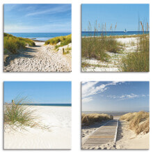 Leinwandbilder Set Strand