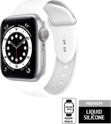 Crong Crong Liquid - Pasek do Apple Watch 42/44mm (biały)