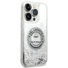 KARL LAGERFELD Klhcp14Llcrsgrs iPhone 14 Pro 6.1 Liquid Rsg phone case