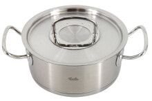 Fissler original-profi collection Bratentopf mit Metalldeckel 24 cm Ø 4,6 L