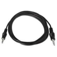 AISENS Jack 3.5 Male To Male Cable 1.5 m