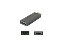 DisplayPort 1.2 Male to HDMI 1.3 Female Black Adapter Which Requires DP++ For Re