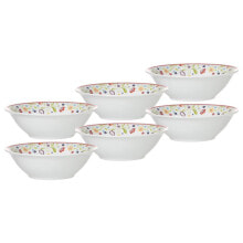 Dishes and salad bowls for serving