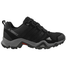 Детские демисезонные кроссовки и кеды для мальчиков Мужские кроссовки спортивные треккинговые черные текстильные низкие демисезонные Adidas Terrex AX2R K