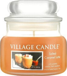 Duftkerze im Glas Gesalzener Karamell-Latte - Village Candle Salted Caramel Latte