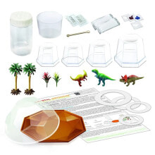 4M Crystal Growing/Dino Crystal Terrarium/Eu Craft Kit