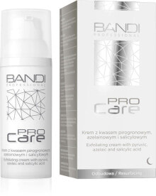 Peelingcreme mit Brenztrauben-, Azelain- und Salicylsäure - Bandi Professional Pro Care Exfoliating Cream With Pyruvic, Azelaic And Salicylic Acid