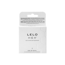 Презервативы Lelo HEX ORIGINAL Condoms 3 Pack