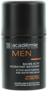 Feuchtigkeitsspendender und mattierender Aktiv-Balsam - Academie Men Active Moist & Matifying Balm