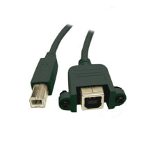 Кабели и разъемы для аудио- и видеотехники alcasa USB 2.0 B/USB 2.0 B, 0.5m USB кабель 0,5 m USB B Черный 2511-05EB