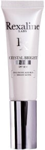 Mattierendes Gesichtsfluid mit Sonnenschutz - Rexaline Crystal Bright Fluid SPF50+