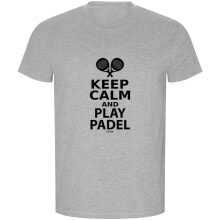 KRUSKIS Keep Calm And Play Padel ECO Short Sleeve T-Shirt