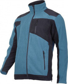 Lahti Pro Turquoise and black reinforcement fleece jacket, size XXXL (L4011406)