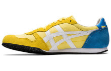 Onitsuka Tiger鬼冢虎 Serrano 复古 低帮 运动休闲鞋 男女同款 黄蓝 / Кроссовки Onitsuka Tiger Serrano 1183A237-750