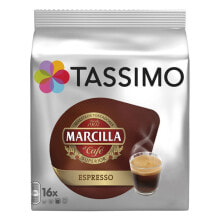 Капсулы для кофемашин кофе в капсулах Espresso Marcilla 16 шт