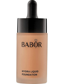 BABOR Make Up Hydra Liquid Foundation, Makeup for Dry Skin, with Hyaluronic Acid, Medium Strong Opaque, Long-Lasting, 1 x 30 ml