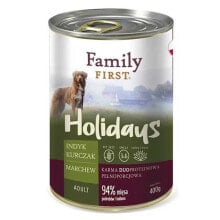 FAMILY FIRST Holidays Adult Turkey Chicken Carrot 400g Wet Dog Food