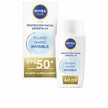 Sun Screen Lotion Nivea Sun SPF 50+ 40 ml Invisible