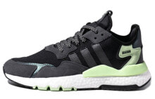 adidas originals Nite Jogger 减震防滑耐磨 低帮 运动休闲鞋 男女同款 黑绿 / Кроссовки Adidas originals Nite Jogger FV3871