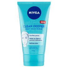 Nivea Facial Clean Deeper Gel Гель для глубокого очищения кожи лица 150 мл