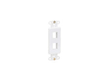 Купить подрозетники Tripp Lite: Tripp Lite N042D-002V-WH Center Plate Insert, Decora Style - Vertical, 2 Ports