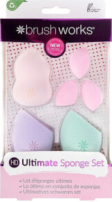 Make-up Schwamm-Set 6-tlg. - Brushworks Ultimate Complexion Sponge Set