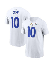 Nike men's Cooper Kupp White Los Angeles RamsSuper Bowl LVI Bound Name and Number T-shirt
