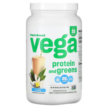 Plant Based Protein and Greens, Vanilla, 26.8 oz (760 g)