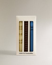 Nanushka totem candle pack (pack of 3)