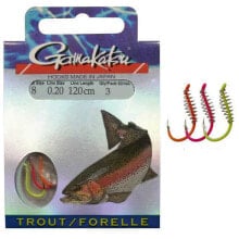 GAMAKATSU Booklet Trout Multi C+Spl Tied Hook 0.220 mm