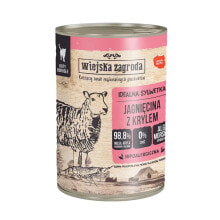 WIEJSKA ZAGRODA Lamb with krill wet cat food 400g