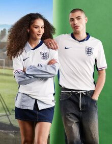 Купить мужские футболки и майки Nike Football: Nike Football Euro 2024 England Stadium home jersey in white