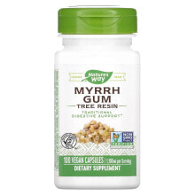Аюрведа натурес Вэй, Myrrh Gum, смола дерева, 550 мг, 100 веганских капсул