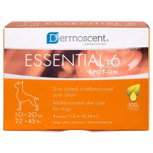 DERMOSCENT Essential 6 Spot On 10-20kg dog supplement 4 units