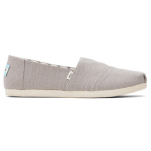 Купить мужская обувь TOMS: TOMS Alpargata Classic Slip On Mens Grey Casual Shoes 10015912T