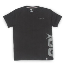 Мужские спортивные футболки Мужская спортивная футболка черная с логотипом OJ Logo