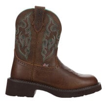 Коричневые женские высокие ботинки Justin Boots купить от $140