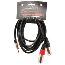 EUROCONNEX 4305-3 /M XLR To Jack Cable jack 3.5 cable 2x1 M 3 m 3.5 mm