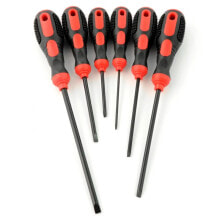 A set of flat screwdrivers, large - 6 pcs.