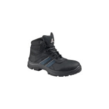 Lemaitre Sicherheitsstiefel Andy High Größe 42 schwarz/blau S3 SRC EN ISO 20345 Büffelleder