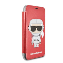 KARL LAGERFELD Klflbkpxkscore iPhone X XS Book Karl Space Cosmonaut phone case