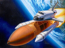 Сборные модели и аксессуары для детей revell Space Shuttle Discovery + Booster Rockets 1:144 Сборочный комплект Шаттл 04736