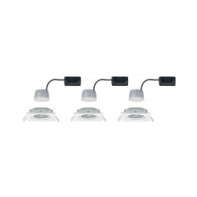 Встраиваемые светильники Комплект встраиваемых светодиодных светильников Paulmann Nova Coin 93490 LED 3x6,5W