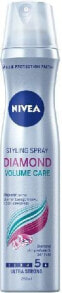 Средства для ухода за волосами Nivea Diamond Volume Care Styling Spray Лак, придающий объем волосам, ультрасильной фиксации  250 мл