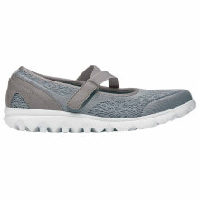 Купить женские кроссовки и кеды Propet: Propet Travelactiv Mary Jane Walking Womens Grey Sneakers Athletic Shoes W5103-